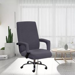 Chair Covers Gaming Arm Cover Computer Seat Pad Jacquard Office Streath High Back Armchair Protector