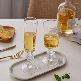 Wine Glasses 1pcs Elegant Goblet Glass Cup Vintage Creative Mediaeval Whisky Vodka Sake Dessert Home Party Bar