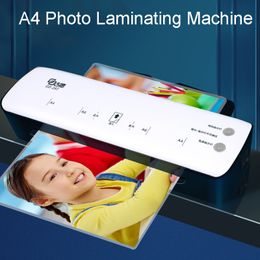 Qihang top A4 Laminating Machine Photo Document Office Thermal Laminator Packaging Plastic Film Roll Laminator