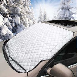 Car Windscreen Cover Anti Snow Frost Ice Windshield Dust Protector Heat Sun Shade Ice Large Snow Dust Protector Car Covers