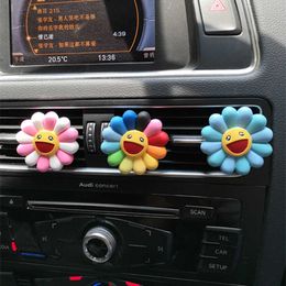 Interior Decorations Creative sun float aromatherapy conditioner air outlet cute car goddess decoration small gift 0209