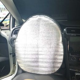 Double Thick Foil Anti Heat Sun-proof Parasol Shield Steering Wheel Cover Mat Heat-Resistant for Auto Car High Quality 44*50cm