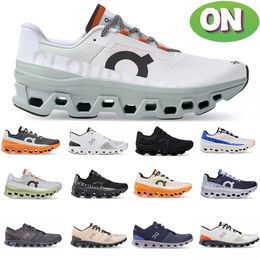 Schuhe Running on Cloud Damen Sneaker Clouds x 3 Cloudmonster Federer Workout und Cross Trainning Weiß Violett Designer Sports