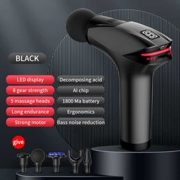 Portable Gun Percussion Pistol r Professional Deep Muscle Massager For Body Neck Back Relaxation Fitness Slimming 0209