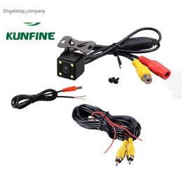 New Universal Wire Rear View Camera with 4 LED Car Back Reverse Camera RCA Night Vision Parking Assistance Cameras Waterproof