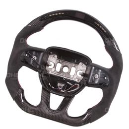 Car Interior Accessories Carbon Fibre Steering Wheel for Charger Challenger Durango