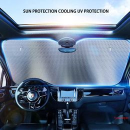 Car Windshield Sun Shade Covers Visors Auto Front Window Sunscreen UV Protection Heat Insulation Parasol Accessories Curtain