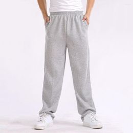 Men's Pants Men's Baggy Trousers Solid Color Slim Fitted Sweatpants Elastic Casual Homme Extra Plus Size 4XL Joggers