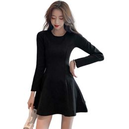 Casual Dresses Mini Dress Women Autumn Beach Sexy Party Bodycon Elegant Vintage A-Line Black Red Short 2021 Oversize Sundress Y2302