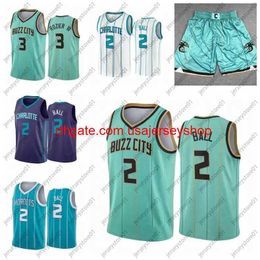 Ballon basketball Jersey Lamelo Ball 2 Rozier III 3 Gordon 20 Hayward Mint Green City Association Jerseys Men Jersey2021