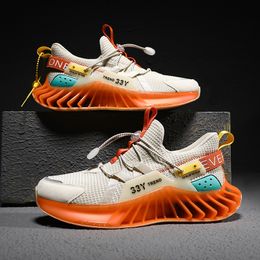 Dress Shoes Blade For Men Running Sneakers Mesh Breathable Sports Fashion Walking Footwear Big Size Zapatillas Hombre 230208