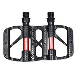 Bike Pedals CNC Mountain Bike Pedals Bicycle BMX/ Mountainbike Bike Pedal 9/16 Universal with Night Light Reflective Plate Parts Accessories 0208