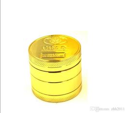 Hot Metal Grinder Four Gold Gold Bars Grinder Manual Broken Smoke