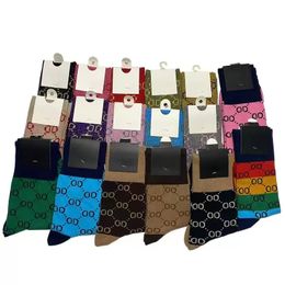 Designer socks luxury Mens Womens cotton Sock Classic GU Letter Comfortable High quality Fashion Flash Movement Stocking 17 styles to choose from