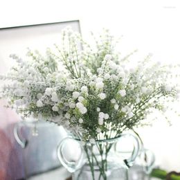 Decorative Flowers Gypsophila Artificial Flower Fake Silk Floral Plant Snow Babysbreath Home Wedding Decoration Party Supplies Christmas