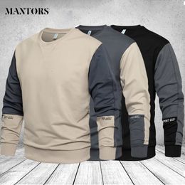 Men's Hoodies Sweatshirts Hoodie Mens Sweatshirts Plus Size Fashion Patchwork Sweatshirt Male Sportswear Pullovers Hip Hop Streetwear Round Neck Tracksuit 230208