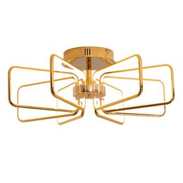 Lights Modern Nordic Aluminium Circular ring Ceiling lamp Stylish and simple Bed Dining Living room study golden LED Lighting 0209