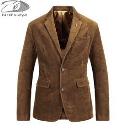 Mens Suits Blazers Solid Colour Luxury Corduroy Casual Slim Suit Jacket Business Social Office Dress Coat Streetwear Clothing 230209