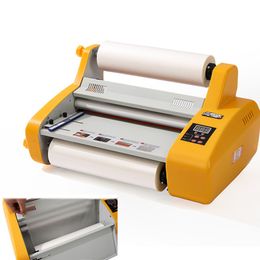 Qihang top A3 Laminating Machine Desktop Hot Roll Laminator Film Photo Laminater For Photo Blister Packaging