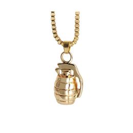 Pendant Necklaces Hip Hop Jewellery Colour Gold Chain Cool Cuban Link Necklace Hipster Men Drop Delivery Pendants Dhzqa