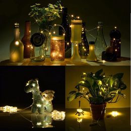 3.3ft 20 LED Mini Waterproof Fairy String Lights Copper Wire Firefly Starry Lighty for DIY Wedding Party Mason Jars Crafts Christmas Decoration crestech