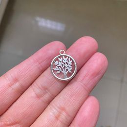 Charms 30pcs Tree Connector Pendants Jewelry Making DIY Men's WomenNecklace Bracelet Handmade Crafts AccessoriesCharmsCharms