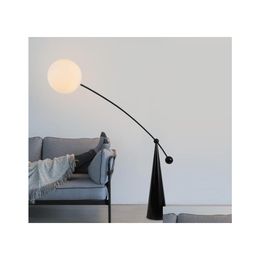 Floor Lamps Latest E27 Metal Lamp Designer Standing Reading Living Room Lighting Indoor Drop Delivery Lights Dhi7C