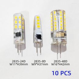 LED Lamp 1W 3W 6W 10W Bulb AC DC12V 220V Candle Silicone Lights Halogen For Chandelier Spotlight 360 Beam Angle