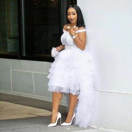 Skirts 2023 High Waist Tulle Layered White Jupe Femme Falfas Tiered Skirt To Party Female Maxi