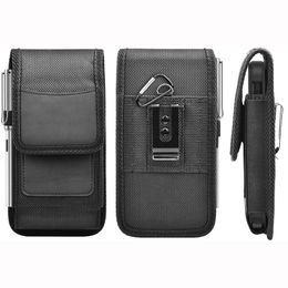 Handytasche Nylon-Holster-Hülle mit Gürtelclip-Abdeckung, kompatibel mit iPhone 14 Pro Max 12 13 11 8 Plus Samsung S23 Ultra S21 FE-Tasche