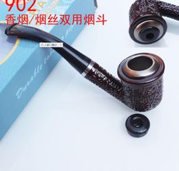 Smoking pipe Double-purpose pipe hemp bump iron pot resin cigarette pipe