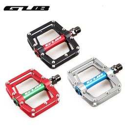 Bike Pedals GUB Color mixing Cycling Pedals Professional MTB Road Bike Pedals Aluminum Anti-slip Bicycle Flat Platform Pedals Riding Parts 0208