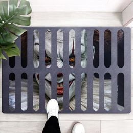 Carpets 3D Horror Carpet Home Living Room Bedroom Non-slip Doormat Floor Mat Halloween Christmas Decoration For