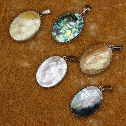 Pendant Necklaces Women Natural Abalone Shell Pendants Making DIY Accessories Unique Jewellery