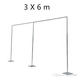 Wedding Drapery Pipe Stand/Wedding Decor Piping frame for drape /Stainess Steel Wedding Backdrop Stand