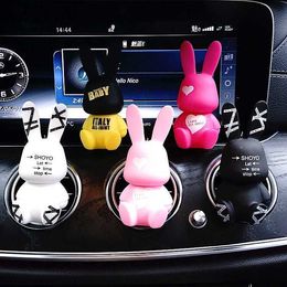 Interior Decorations JOORMOM Baby Rabit airconditioning outlet CLIP perfume decorations rhinestone pink car accessories 0209