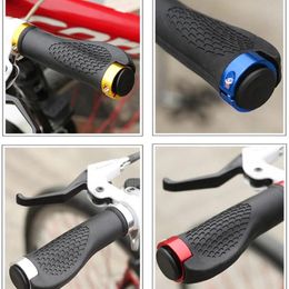 Bike Handlebars &Components 1 Pair MTB Road Cycling Skid-Proof Grips Anti-Skid Rubber Bicycle Mountain Lock On