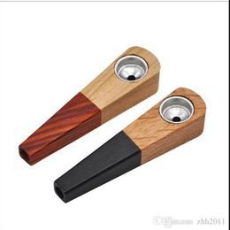 Double Pipe Stone Wood Wood Nanmu Wood Colour Pipe Pipe