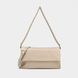 Evening Bags 2023 Armpit Bag Chain Strip Texture Fashion Versatile Street S Temperament Single Shoulder Women