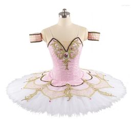 Stage Wear Arrival Women Adult Performance Elegant Pink Ballet Tutus Professional