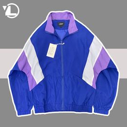 Men's Jackets Casual Sports Jacket Men Spring Autumn Patchwork College Bomber Windbreaker Street Fashion Loose Varsity Vintage Coat Unisex 230208