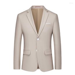 Men's Suits 2023 Autumn Men's Suit Casual One Piece Dress Slim Wedding Jacket Korean Fashion Coat Clothes Plus Size