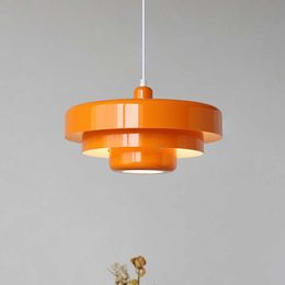 Medieval Danish Multicolor Chandelier Retro Orange Decoration Ceiling Lights Restaurant Study Cafe Coffee Table Bar Pendant Lamp 0209