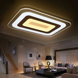 Lights Ultra-thin acrylic modern Square Ceiling lights for living room bedroom lamparas de techo colgante led ceiling lamp fixture 0209