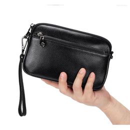 Shoulder Bags Casual Genuine Leather Crossbody Bag Small Female Clutch Purse High Quality Wristlet Money Messenger For Women