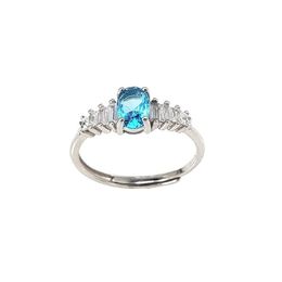 Solitaire Ring Cr Jewellery Princess Cut Cubic Zirconia Anniversary Promise Engagement 925 Sterling Sier Jzr2 Dhv2V