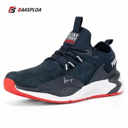 Dress Shoes Baasploa Men Running Nonslip Shock Absorption Sneaker Lightweight Tennis Shoe Waterproof Man Breathable 230208