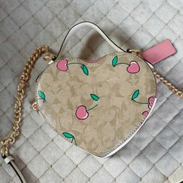 Crossbaby Borse moda Spalla Tote designer Borse a forma di cuore in pelle Donna portafogli semplici Ladies Squisite borse per lo shopping 221106
