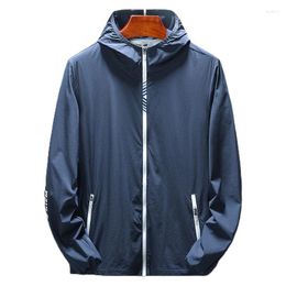 Men's Jackets Sun Men's Jacket Spring And Autumn UV Protection Skin Clothing