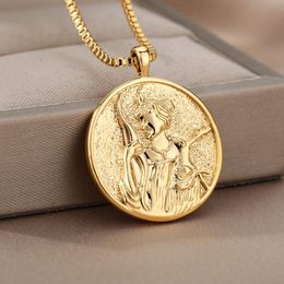 Pendant Necklaces Aphrodite Necklace For Women Gold Greek Mythology Goddess Choker Goth Jewellery Mothers Day Gift 2023 One PiecePendant